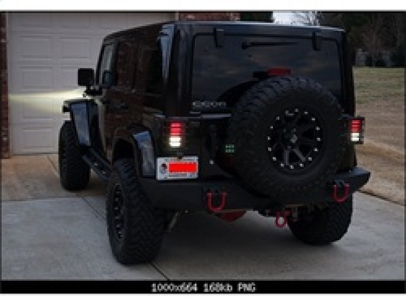 Spyder Jeep Wrangler 07-15 LED Tail Lights Smoke ALT-YD-JWA07-LED-SM 5070418