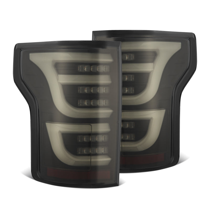 AlphaRex 15-20 Ford F150 Luxx-Series LED Tail Lights Alpha-Black 652040 *Discontinued