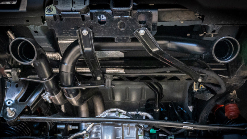Borla 22-24 Ford Bronco Raptor V6 Turbo AT 2WD / 4WD ATAK Catback Exhaust w/ 4in Black Coated Tips 140934CB