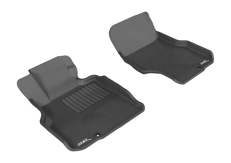 3D MAXpider 2006-2010 Infiniti M35 Kagu 1st Row Floormat - Black L1IN01411509