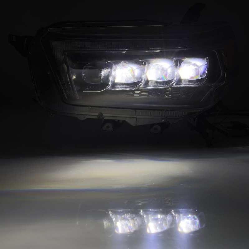 AlphaRex 10-13 Toyota 4Runner NOVA LED Projector Headlights Plank Style Black w/Seq Signal/DRL 880759 *Discontinued