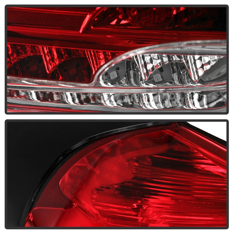 Spyder 15-17 Ford Focus Hatch LED Tail Lights w/Indicator/Reverse - Red Clr (ALT-YD-FF155D-LED-RC) 5085726