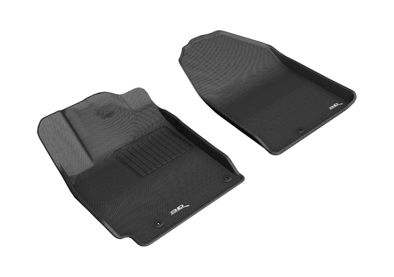 3D MAXpider 2019-2020 Hyundai Veloster Kagu 1st Row Floormat - Black L1HY08911509