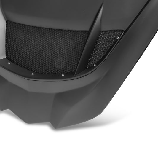 AAUSA 2020-2026 Corvette C8 Type-ZR1 Fiberglass Black Coated 2pc Hood For Stingray/Z06/E-Ray