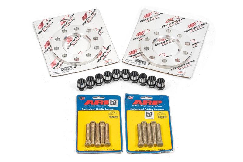 BMR Suspension BMR 14-19 Chevrolet Corvette C7 Wheel Spacer Kit Front 0.50in Wide M12 Studs Shank Lugs - Bare WSK570