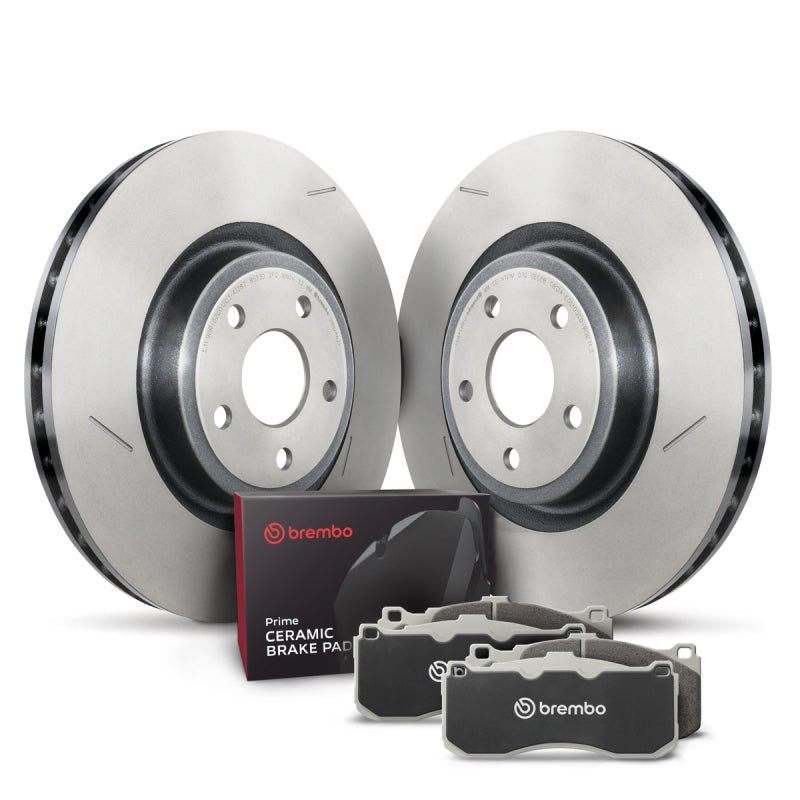 Brembo OE 18-20 Dodge Durango/12-15 Jeep Grand Cherokee/17-20 Grand Cherokee Front Disc Brake Kit KT00666