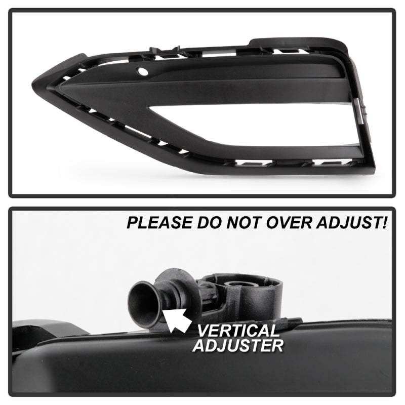Spyder VW Jetta 19-20 OEM Style Fog Lights w/Universal Switch - Clear (FL-VJ2019-C) 5087164