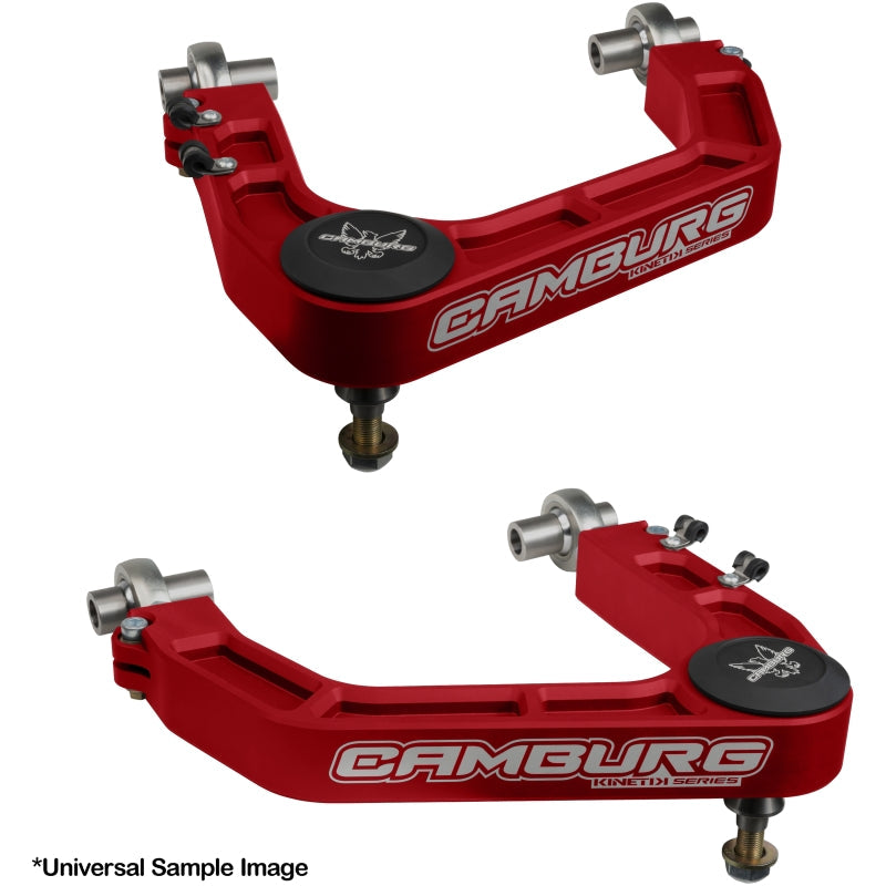 Camburg Toyota 22-23 Landcruiser 300 / 22-23 LX600 KINETIK V2 Perf Billet Uniball Upper Arms (Red) CAM-310194-RED