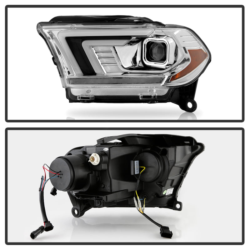 Spyder Dodge Durango 11-13 Halogen Model Only Projector Headlights - Chrome PRO-YD-DDU11SI-C 5088277