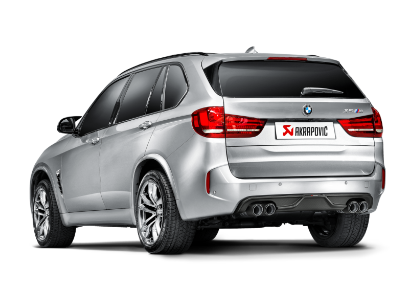Akrapovic 15-17 BMW X5M (F85) Evolution Line Cat Back (Titanium) w/ Carbon Tips S-BM/T/1