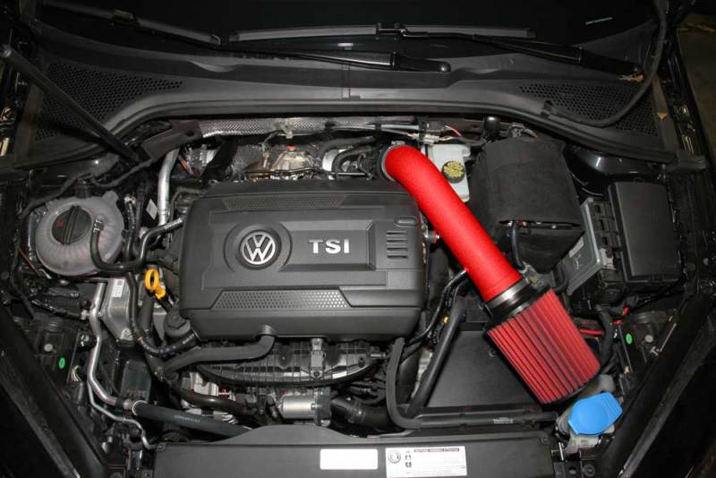 AEM Induction AEM 2015 Volkswagen Golf GTI 2.0L Cold Air Intake System Wrinkle Red 21-746WR