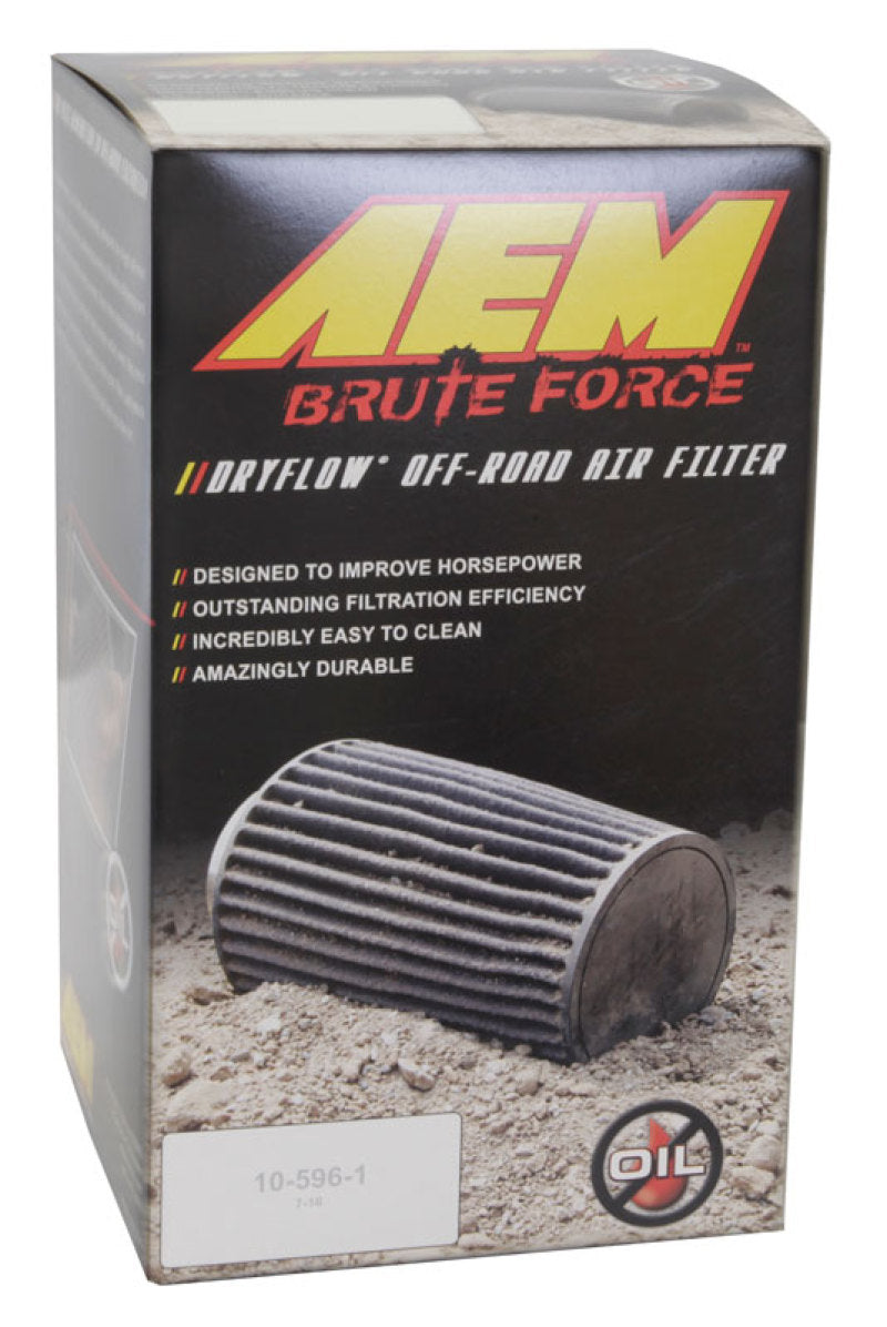 AEM Induction AEM 3.5 inch x 9 inch DryFlow Conical Air Filter 21-2049BF