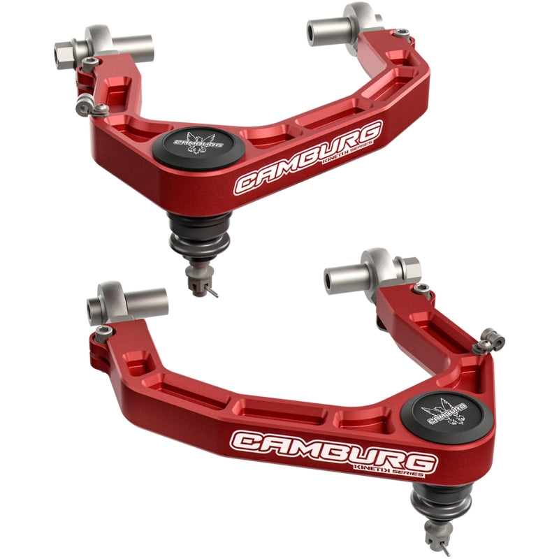 Camburg 2024+ Ford Ranger Raptor KINETIK Series Billet X-Joint XL Upper Control Arms - Red CAM-110308-RED