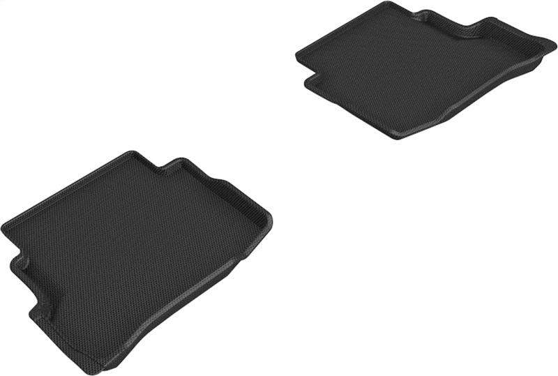 3D MAXpider 20-21 Mazda CX-9 6-Seat without 2nd Row Console Kagu 2nd Row Floormats - Black L1MZ07621509