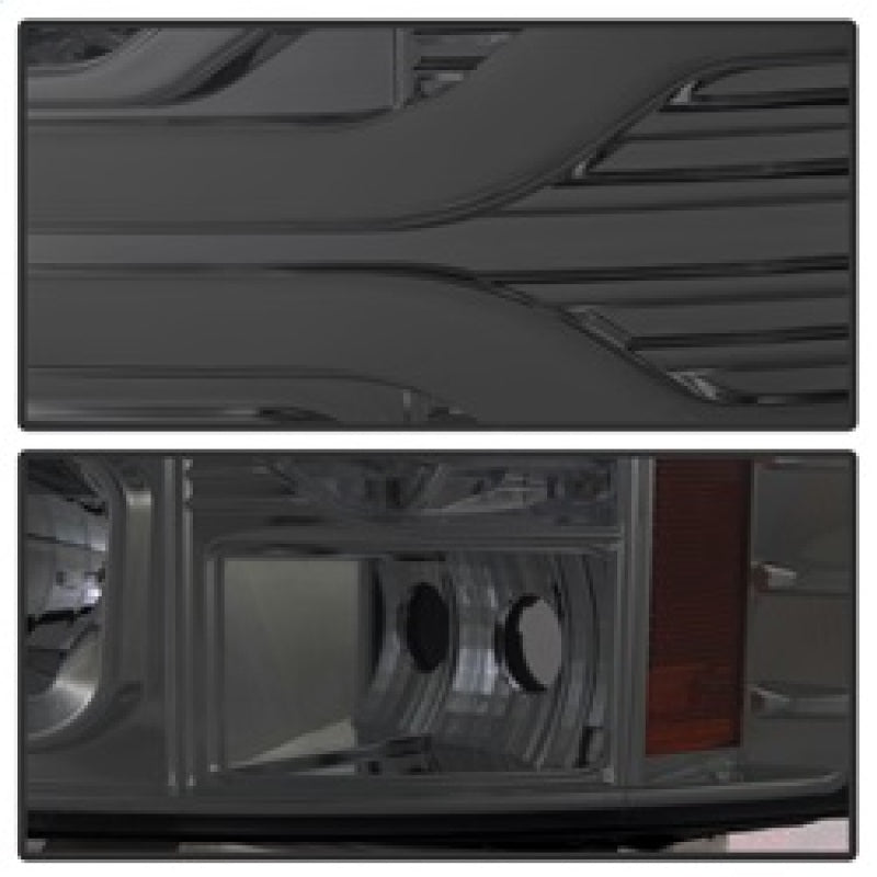 Spyder Chevy Silverado 1500 07-13 Version 3 Projector Headlights - Smoke PRO-YD-CS07V3-LBDRL-SM 5083623
