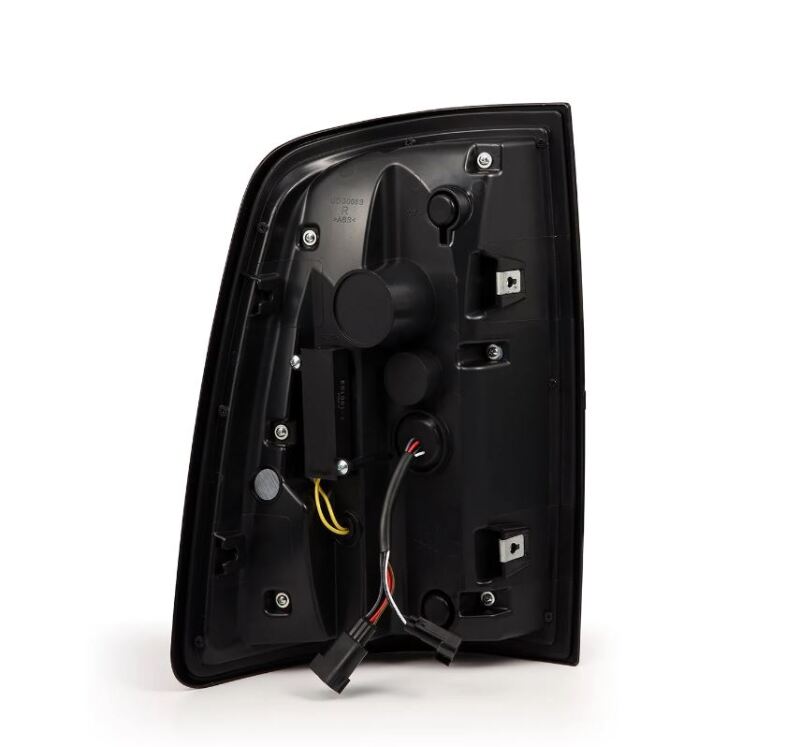 AlphaRex 09-18 Dodge RAM LUXX-Series LED Taillights Black Red w/Actv Light & SS 640002 *Discontinued