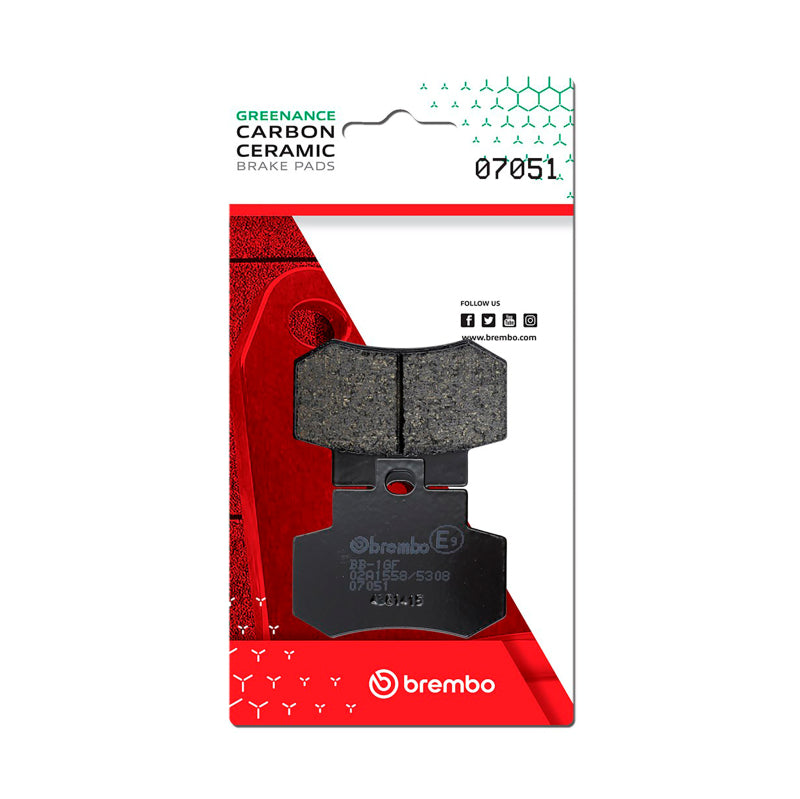 Brembo OE Kymco Grand Dink Carbon Ceramic Brake Pad - Rear 07051