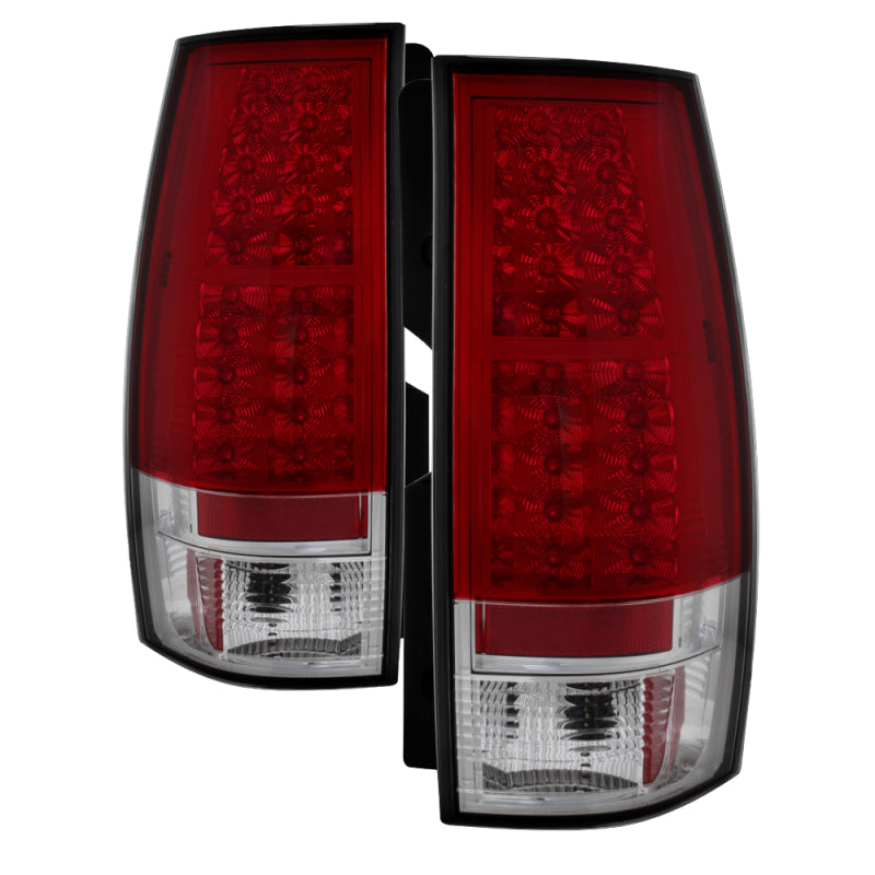 Spyder Chevy Suburban/GMC Yukon/Yukon Denali 07-14 LED Tail Lights Red Clear ALT-YD-CSUB07-LED-RC 5002150