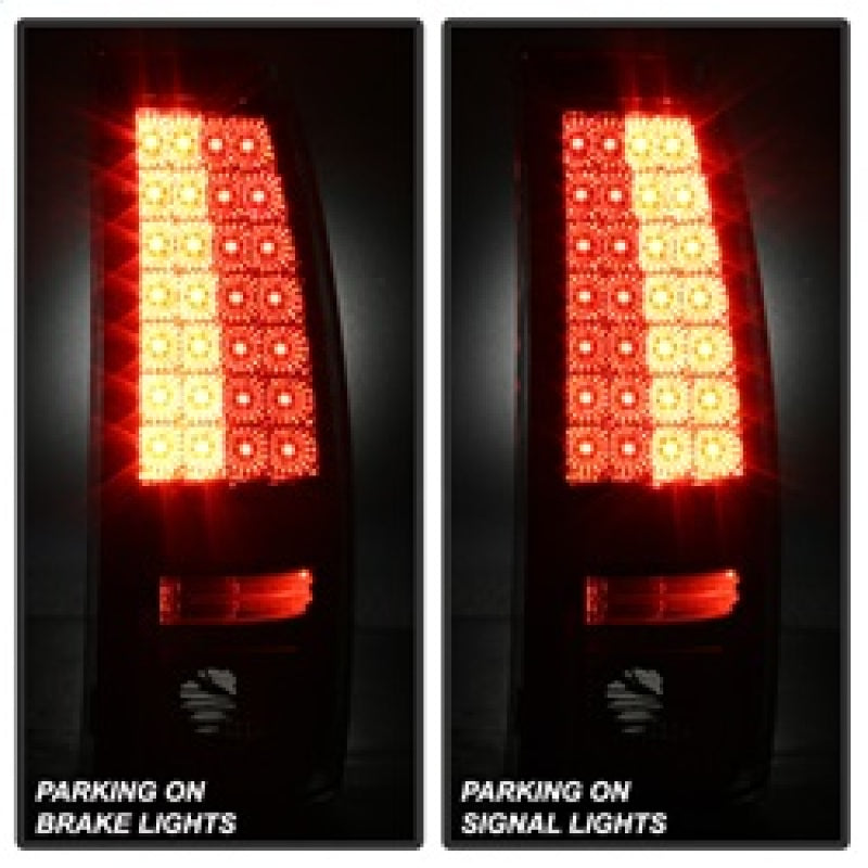 Spyder Chevy Silverado 1500 03-06 (Not Fit Stepside)LED Tail Lights Red Clear ALT-YD-CS03-LED-RC 5001740