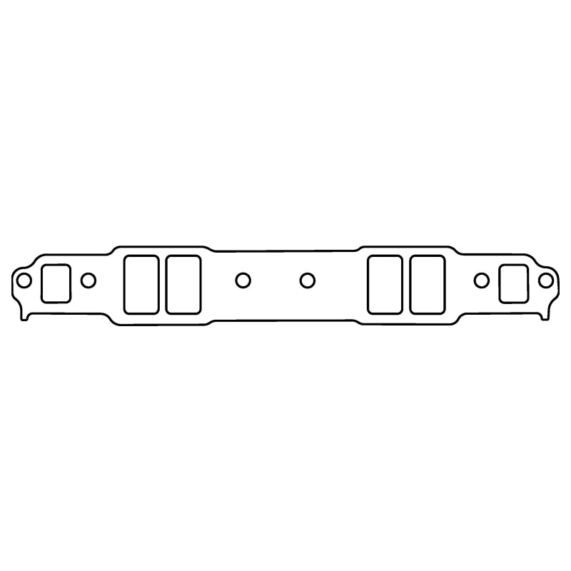 Cometic Gasket Cometic Chevy Gen1 Small Block V8 .060in Fiber Intake Mani Gskt Set-1.240in x 2.100in Rectangle Port C5542-060
