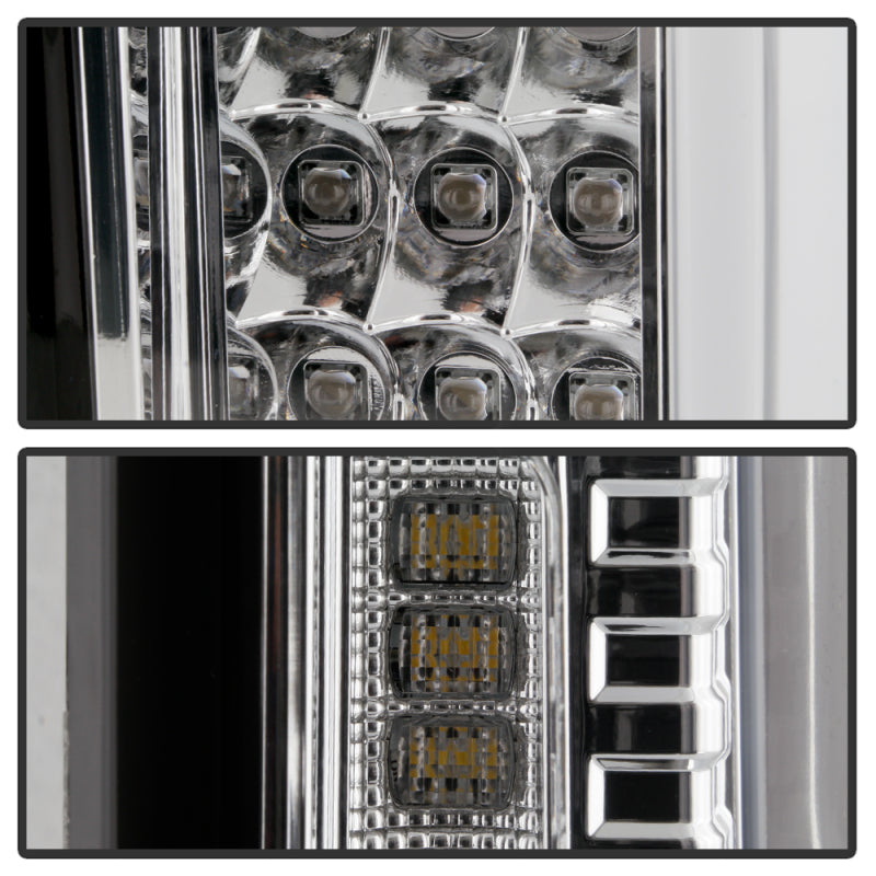 Spyder Chevy Silverado 19-20 LED Tail Light Chrome ALT-YD-CS19HAL-C 5087263