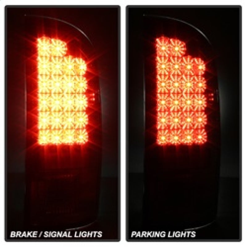 Spyder Dodge Ram 07-08 1500/Ram 07-09 2500/3500 LED Tail Lights Red Clear ALT-YD-DRAM06-LED-RC 5002631