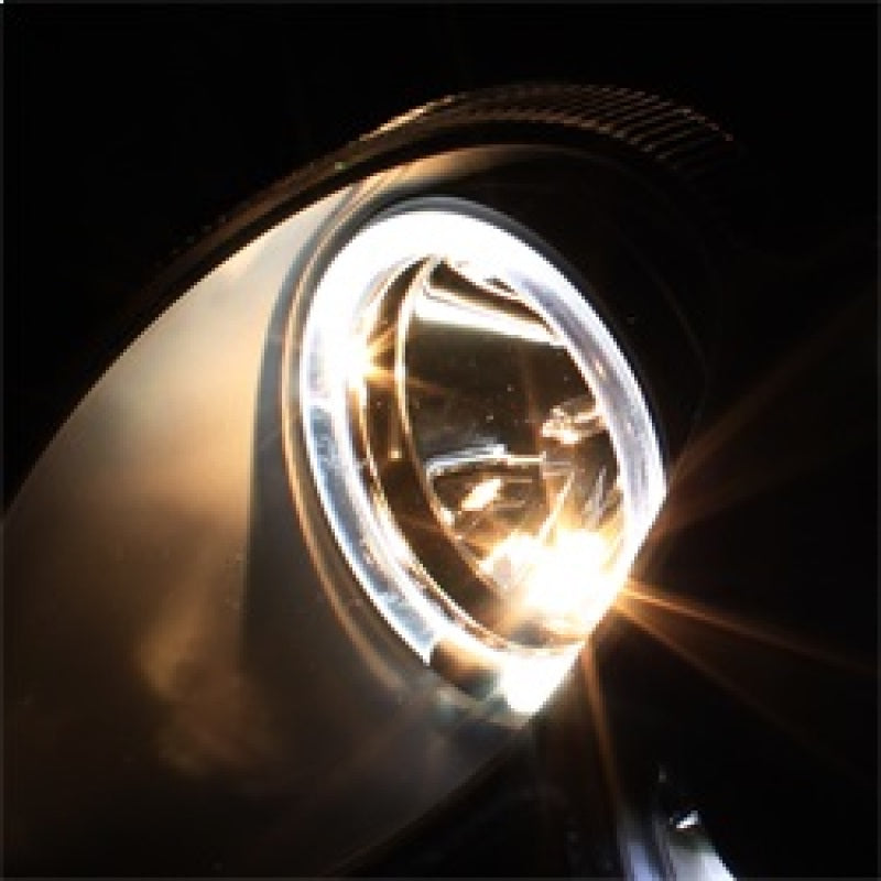 Spyder Mercedes Benz CLK 03-09 Projector Halogen Model- LED Halo DRL Blk PRO-YD-MBCLK03-DRL-BK 5038036