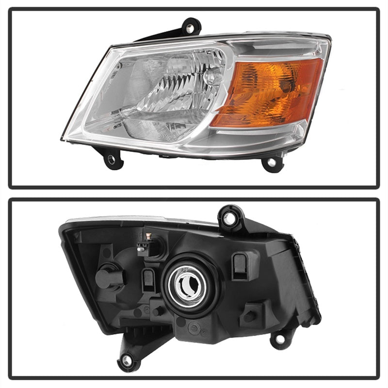 SPYDER xTune Dodge Grand Caravan 08-10 Driver Side Headlight -OEM Left HD-JH-DGC08-OE-L 9035180