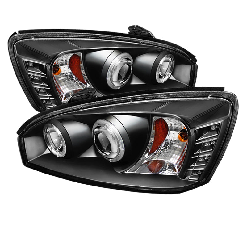 Spyder Chevy Malibu 04-07 Projector Headlights LED Halo LED Black High H1 Low H1 PRO-YD-CM04-HL-BK 5042675