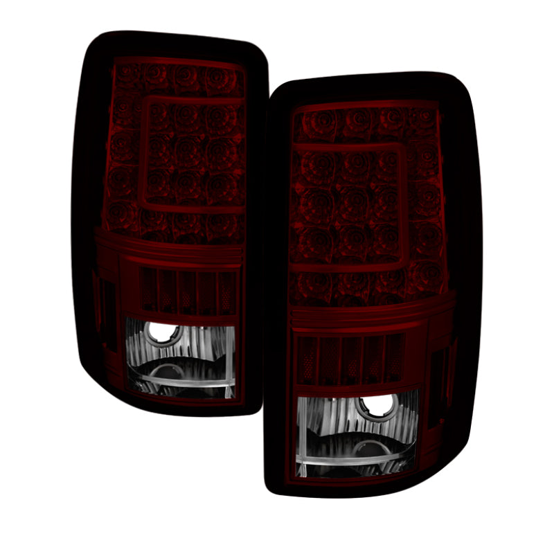 SPYDER Xtune GMC Yukon Denali Xl 01-06 Version 2 C Shape LED Tail Lights Red Smoke ALT-ON-CD00-G2-LED-RS 5081520