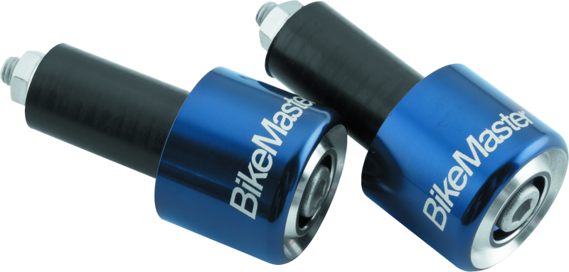 BikeMaster Anodized Aluminum Barend Pair - Blue 152129