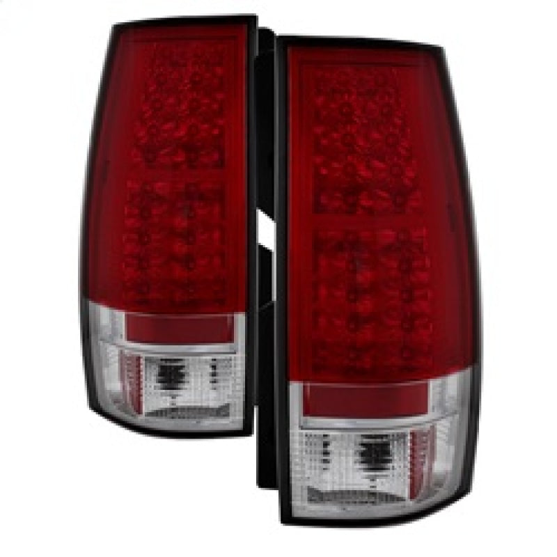 Spyder Chevy Suburban/GMC Yukon/Yukon Denali 07-14 LED Tail Lights Red Clear ALT-YD-CSUB07-LED-RC 5002150
