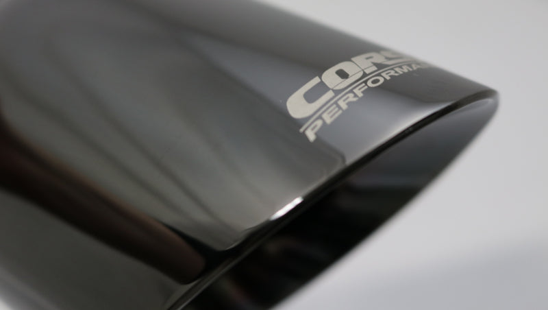 Corsa Single Universal 2.5in Inlet / 3.5in Outlet Black PVD Pro-Series Tip Kit TK002BLK