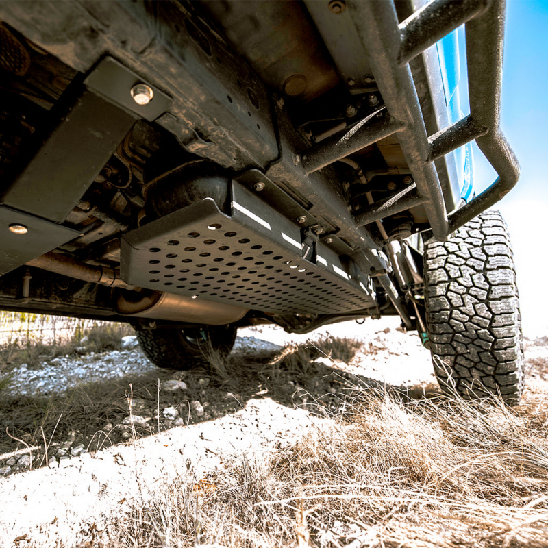 Cali Raised LED Cali Raised 16-24 4Runner Fuel Tank Skid Plate - Aluminum / Raw CR3811