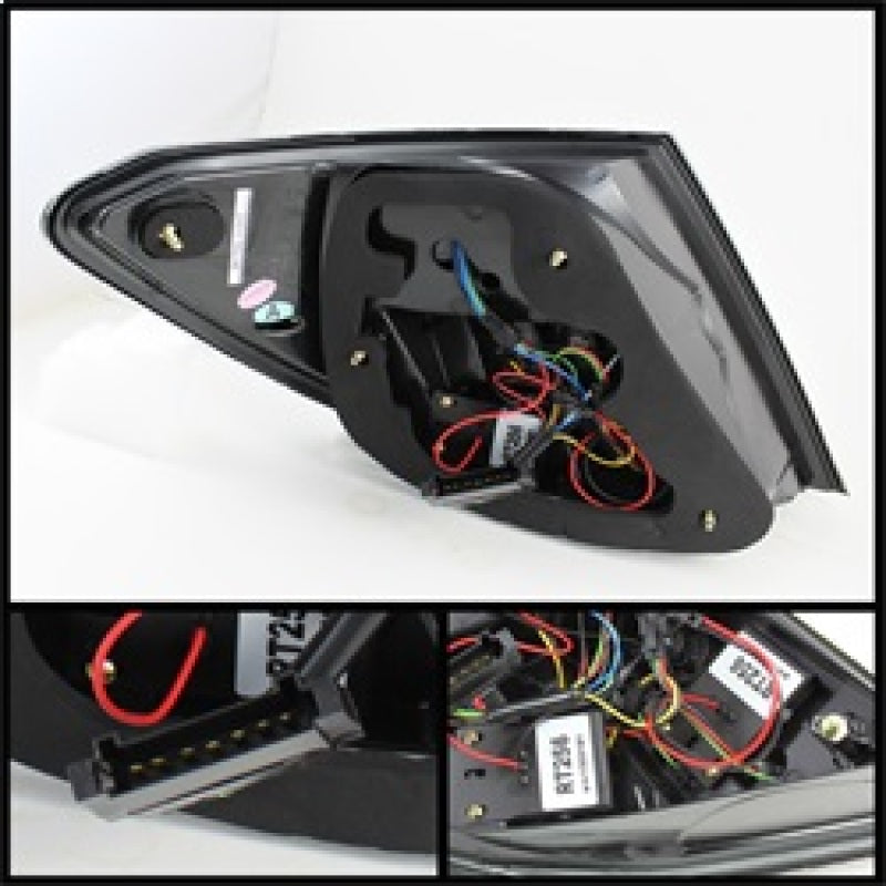 Spyder Mercedes Benz W204 C-Class 08-11 LED Tail Lights Incandescent - Smke ALT-YD-MBZC08-LED-SM 5072696