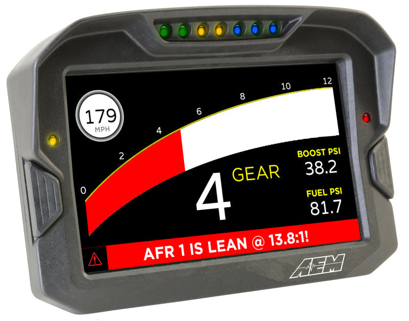 AEM Electronics Digital Dash, CD-7L, Carbon Housing, Data Logging, CAN Bus, Kit