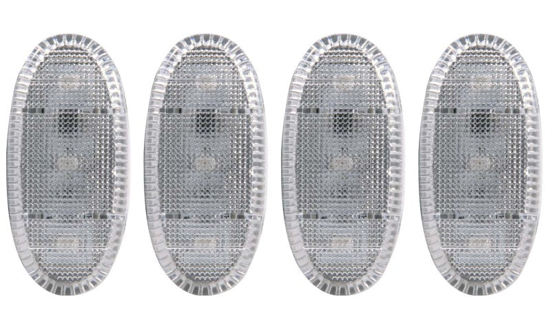 Anzo 2011-2016 Ford F-350 LED Fender Light Kit Clear 2pc Amber / 2pc Red