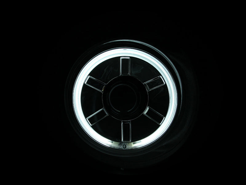 Anzo 2007-2013 Toyota Fj Cruiser Projector Headlights w/ Halo Chrome