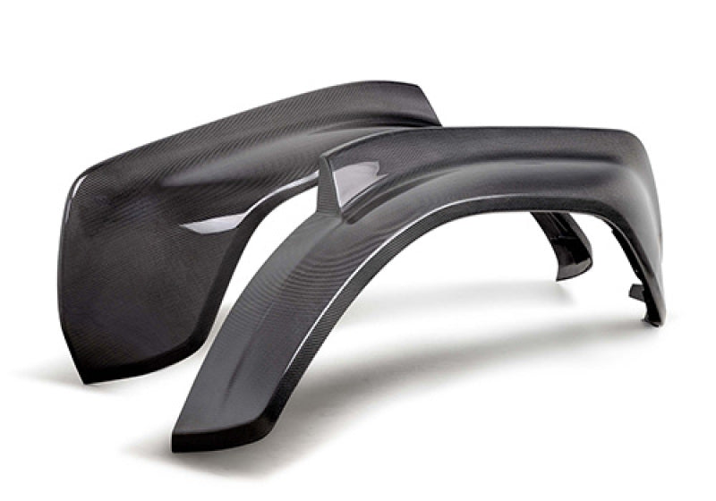Ford Racing 22-24 Bronco Raptor Carbon Fiber Rear Fender Flare Set - Gloss M-16268-BGR