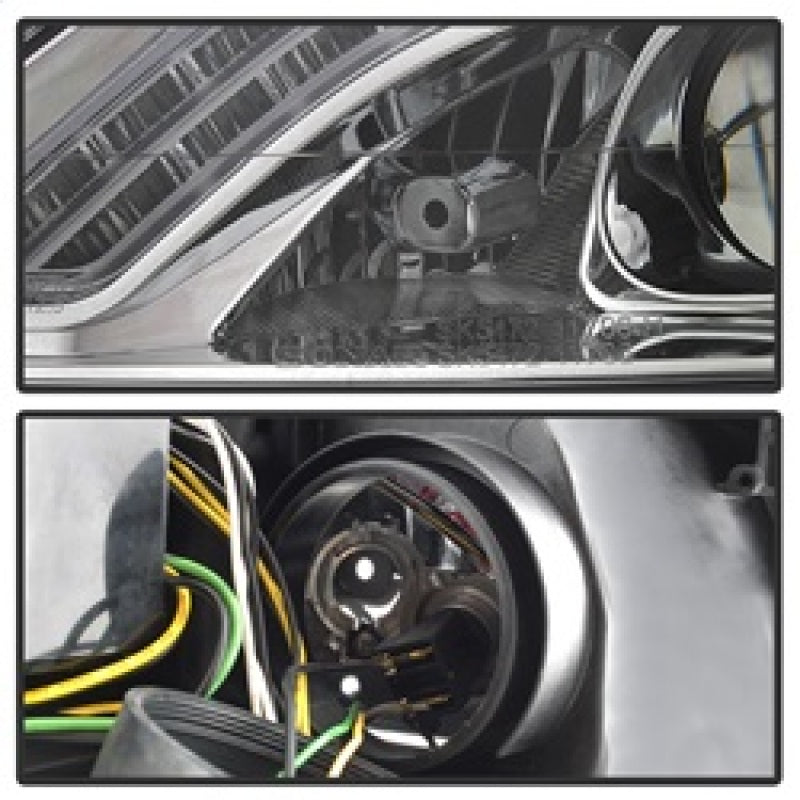 Spyder Mercedes W221 S Class 07-09 Headlights - HID Model Only - Chrome PRO-YD-MBW22107-HID-DRL-C 5083906