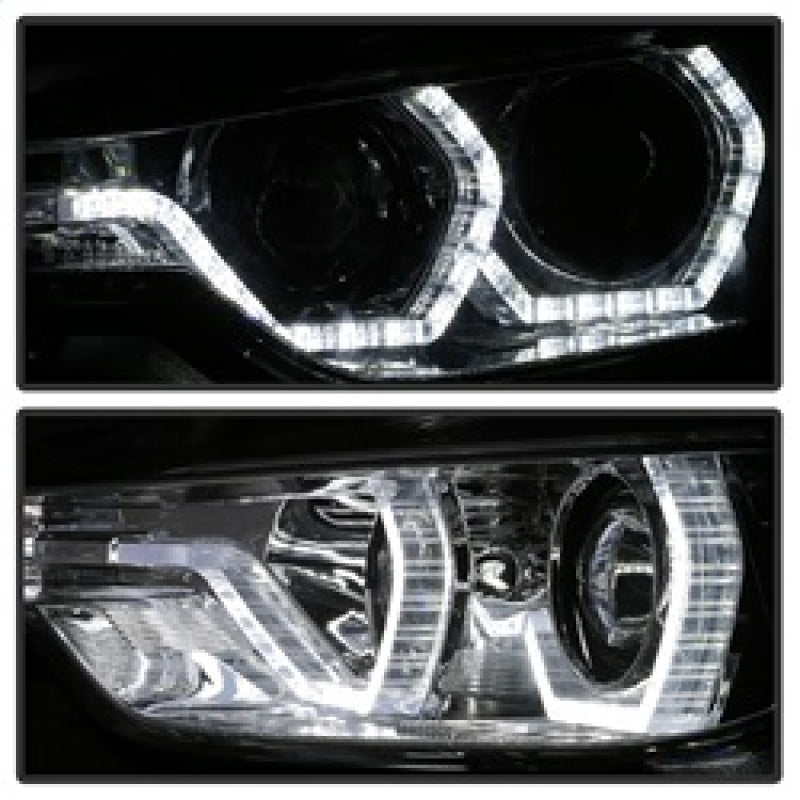 Spyder 12-14 BMW F30 3 Series 4DR Projector Headlights - LED DRL - Chrome (PRO-YD-BMWF3012-DRL-C) 5084354