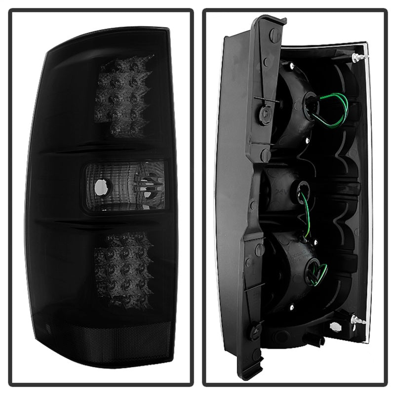 SPYDER Xtune Mc Yukon/Yukon Denali 07-14 LED Tail Lights Black Smoked ALT-JH-CSUB07-LED-G2-BSM 9033926
