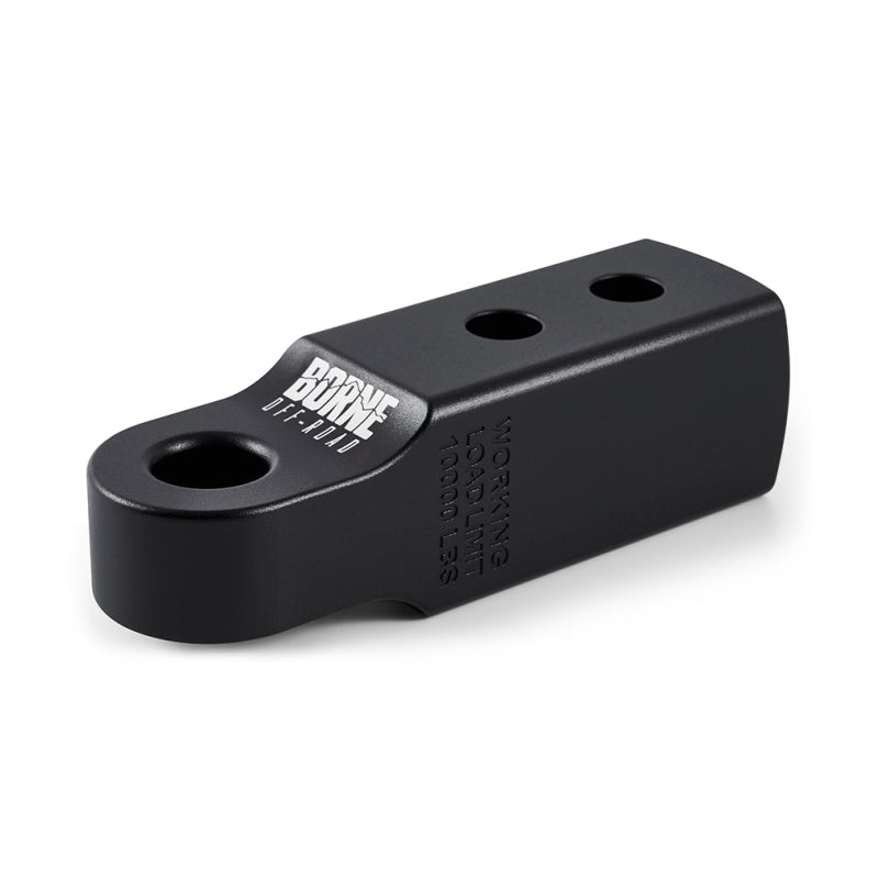 Borne Off-Road CNC Hitch Receiver Shackle 2in Black BNHR-2-BK