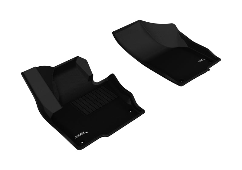 3D MAXpider 2009-2019 Volkswagen Tiguan/Tiguan Limited Kagu 1st Row Floormat - Black L1VW02111509