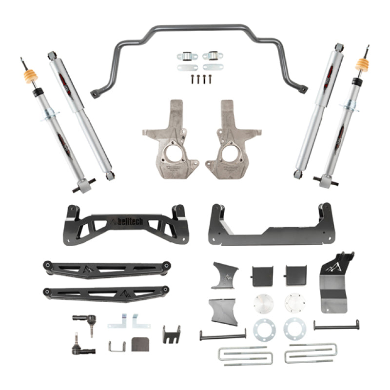 Belltech 16-18 Chevrolet Silverado / GMC Sierra 1500 4WD 7in Suspension Lift Kit w/ Shocks 150203TP