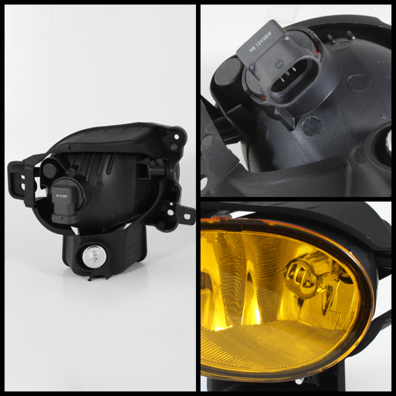 Spyder Acura TL 07-08 OEM Fog Lights wo/Switch Yellow FL-ATL08-Y 5064691