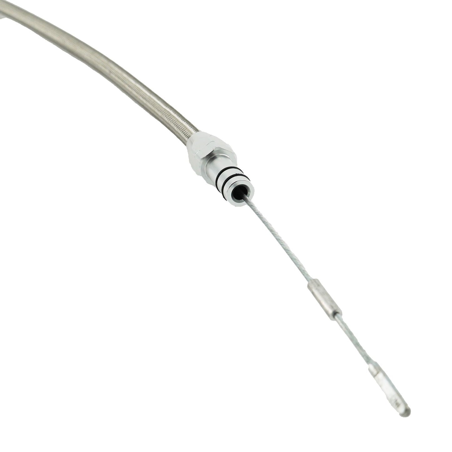Billet Aluminum JZ Braided Transmission Fluid Dipstick 1JZ 2JZ Supra Swap 1J 2J