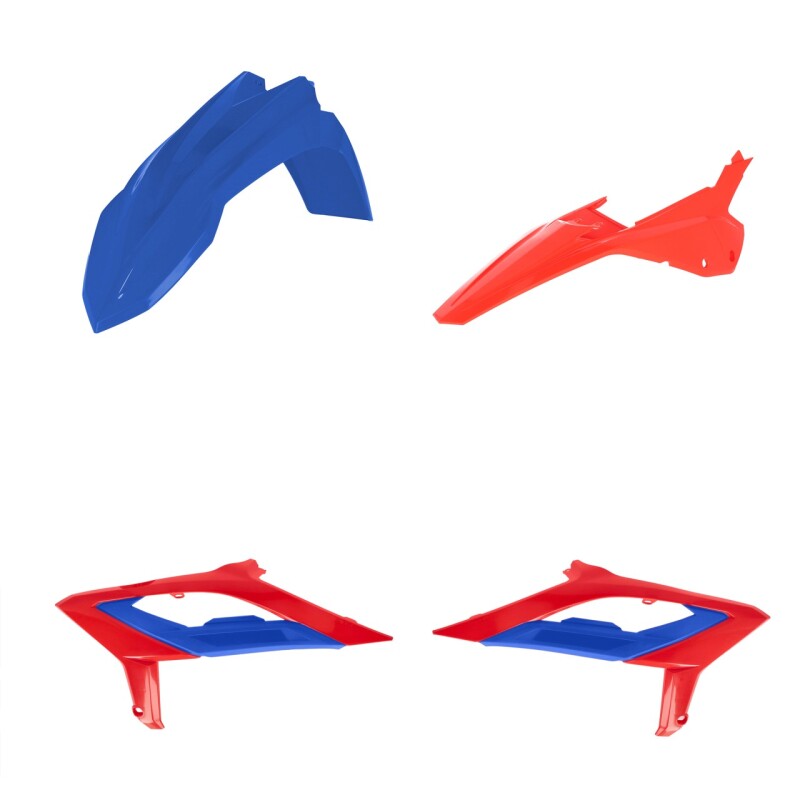 Acerbis 23+ Beta RR 125-300 2T/ Racing/ RR 350-480 4T/ RR 350 4T Racing Plastic Kit - Red/Blue 2979471105