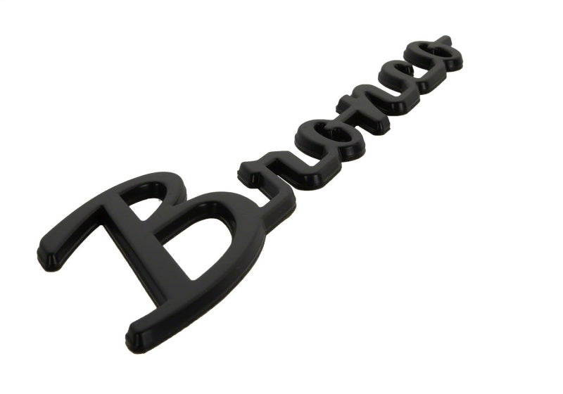Ford Racing 2021+ Bronco Classic Script Fender Badges - Matte Black (Pair) M-1447-BSMB