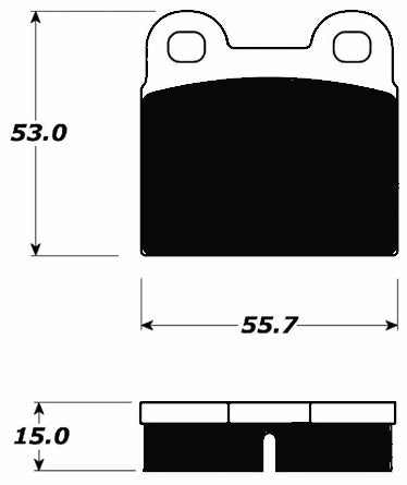 Porterfield Brake Pads for 1986 SAAB 900 Series